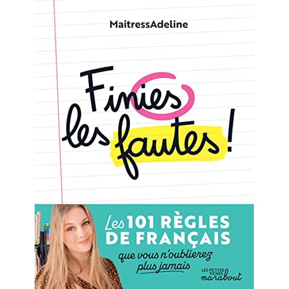 Pre-Owned Finies les fautes: Les 101 rgles de franais que vous n'oublierez plus jamais, 9782501171694, 2501171691, Hardcover,