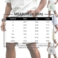 thumbnail image 3 of Mens Summer Striped Shorts Casual Drawstring Elastic Waist Quick Dry Lounge Shorts with Pocket Vacation Beach Clothes Black 3XL, 3 of 5