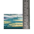 thumbnail image 3 of Unique Loom Hyacinth Bloom Rug ,Runner,2' 0" x 6' 1" Teal Modern Floral Bathroom Hallway Mud Room, 3 of 5