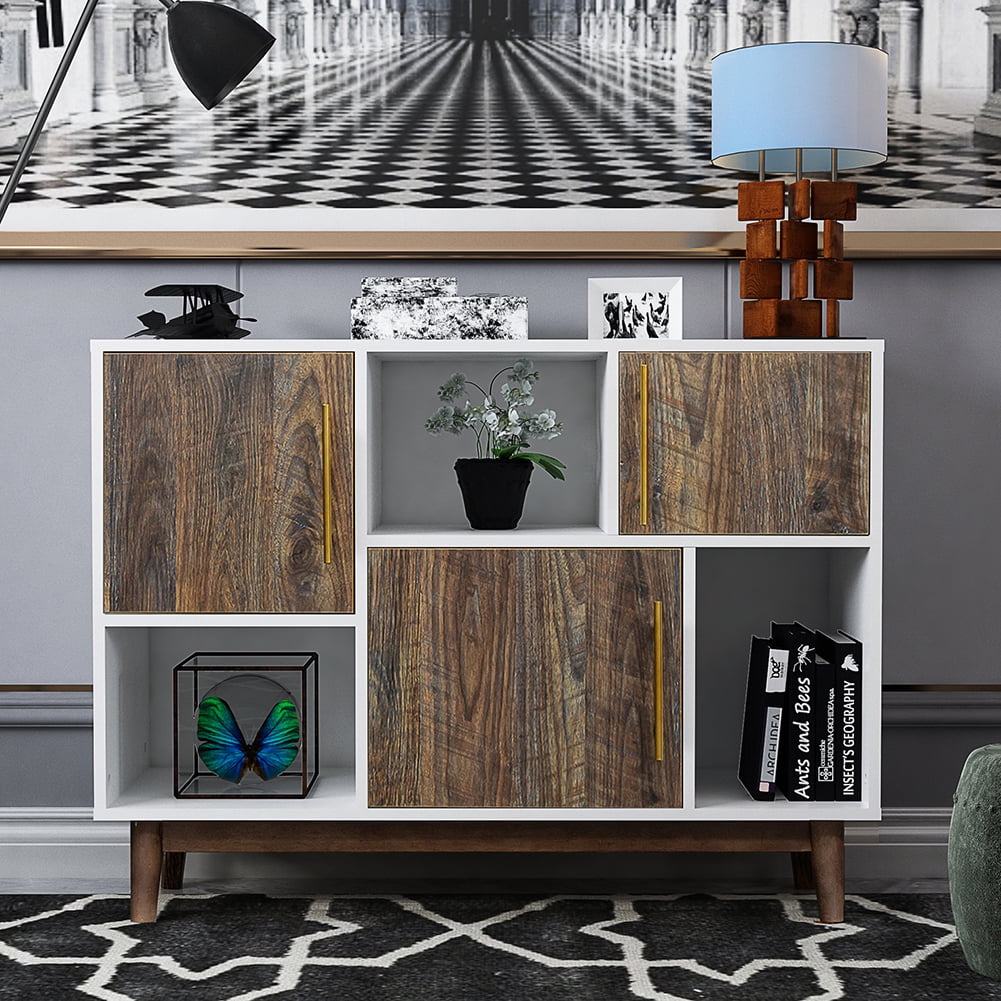 Kadyn Multi-purpose Storage Cabinet, Storage Sideboard Buffet Cabinet with Display Stand and Door, TV cabinet for Living Room, Espresso Kadyn Multi-purpose Storage Cabinet, Storage Sideboard Buffet Cabinet with Display Stand and Door, TV cabinet for Living Room, Espresso