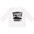 thumbnail image 3 of Inktastic Grandpas Lil Racing Buddy Boys or Girls Long Sleeve Toddler T-Shirt, 3 of 5