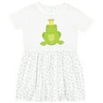 thumbnail image 3 of Inktastic Frog Prince Girls Toddler Dress, 3 of 5