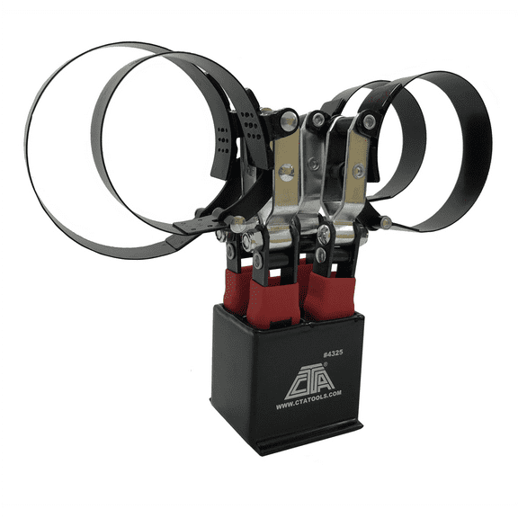 CTA Manufacturing 4325 4 Piece Oil Filter Wrench Set With Magnetic Stand