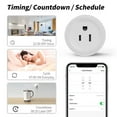thumbnail image 4 of Enchufe Inteligente WiFi Mini, Control Remoto por APP, Compatible con Amazon Alexa y Google Home, Toma de Corriente Inalámbrica para Dispositivos Eléctricos, 4 of 9