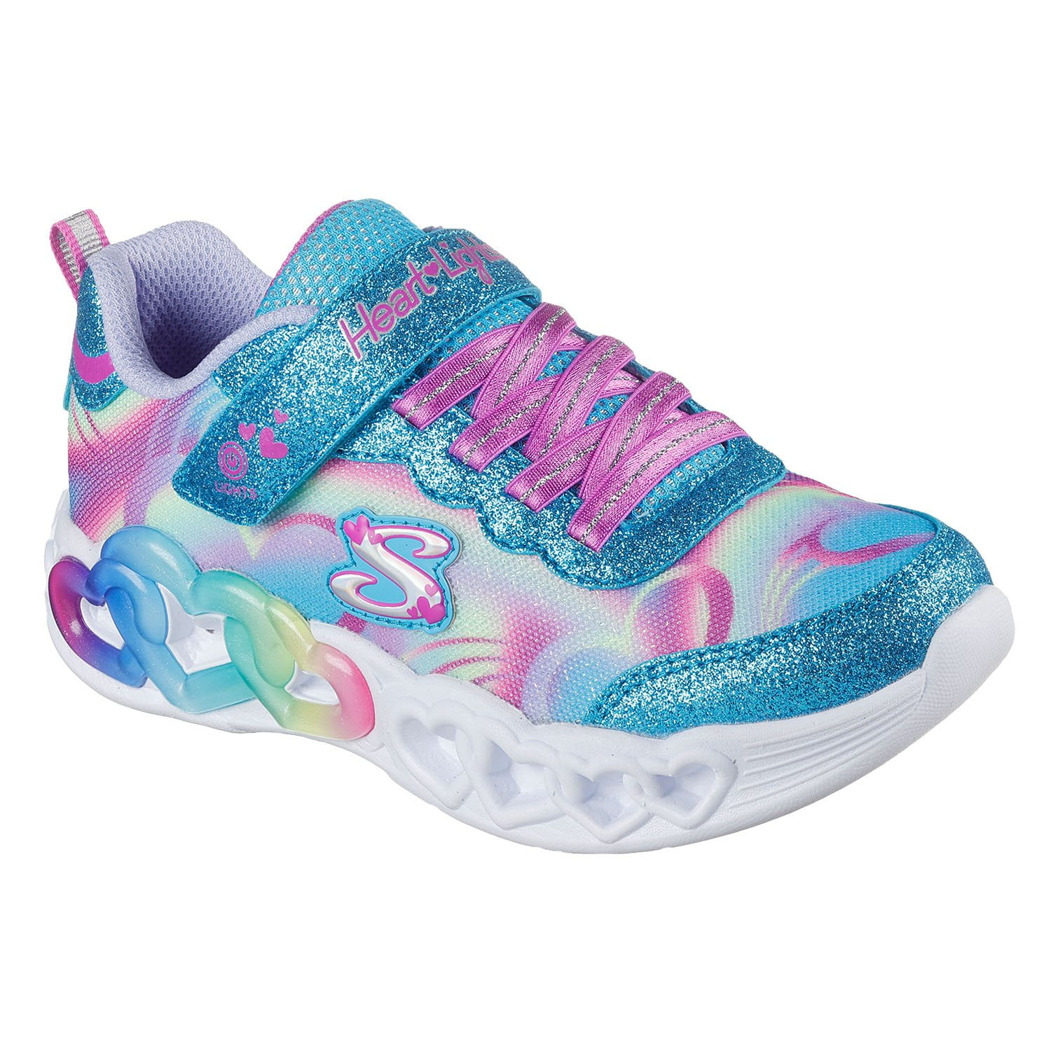 ラッキーツアーズ Skechers Girls Hearts Light-Up Sneaker - Samsclub.com