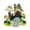 a, variant on Mushroom Cottage Statue with Welcome Sign, Colorful Resin Fairy Garden House for Outdoor Lawn, Patio and Home Landscape Decoration
