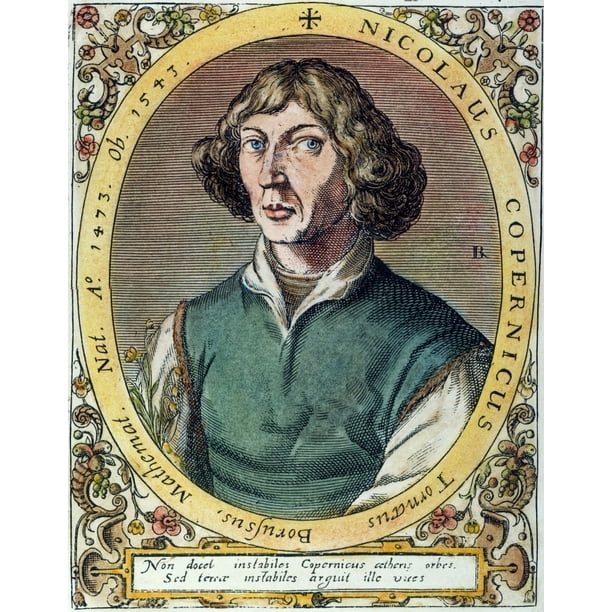 Nicolaus Copernicus N(1473-1543). Polish Astronomer. Color Line ...