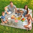 thumbnail image 7 of Bohemian Color Waterproof Picnic Blanket with Foldable Zipper, Suitable for Outdoor Use, Suitable for Travel, Camping, Beaches, Parks, Grasslands, Picnic Blanket Accessories, 7 of 7