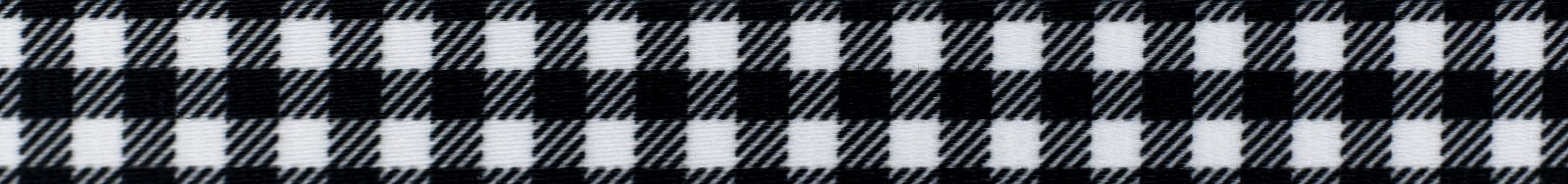Country Brook Design® Black & White Buffalo Plaid Lite Tape (1/2 Inch, 50 Yards)