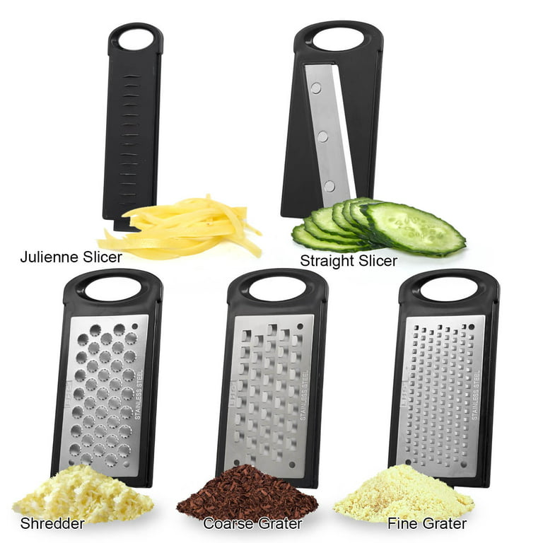 LHS 5-in-1 Vegetable Chopper, Onion Chopper with Container, Cheese and Veggie  Slicer 