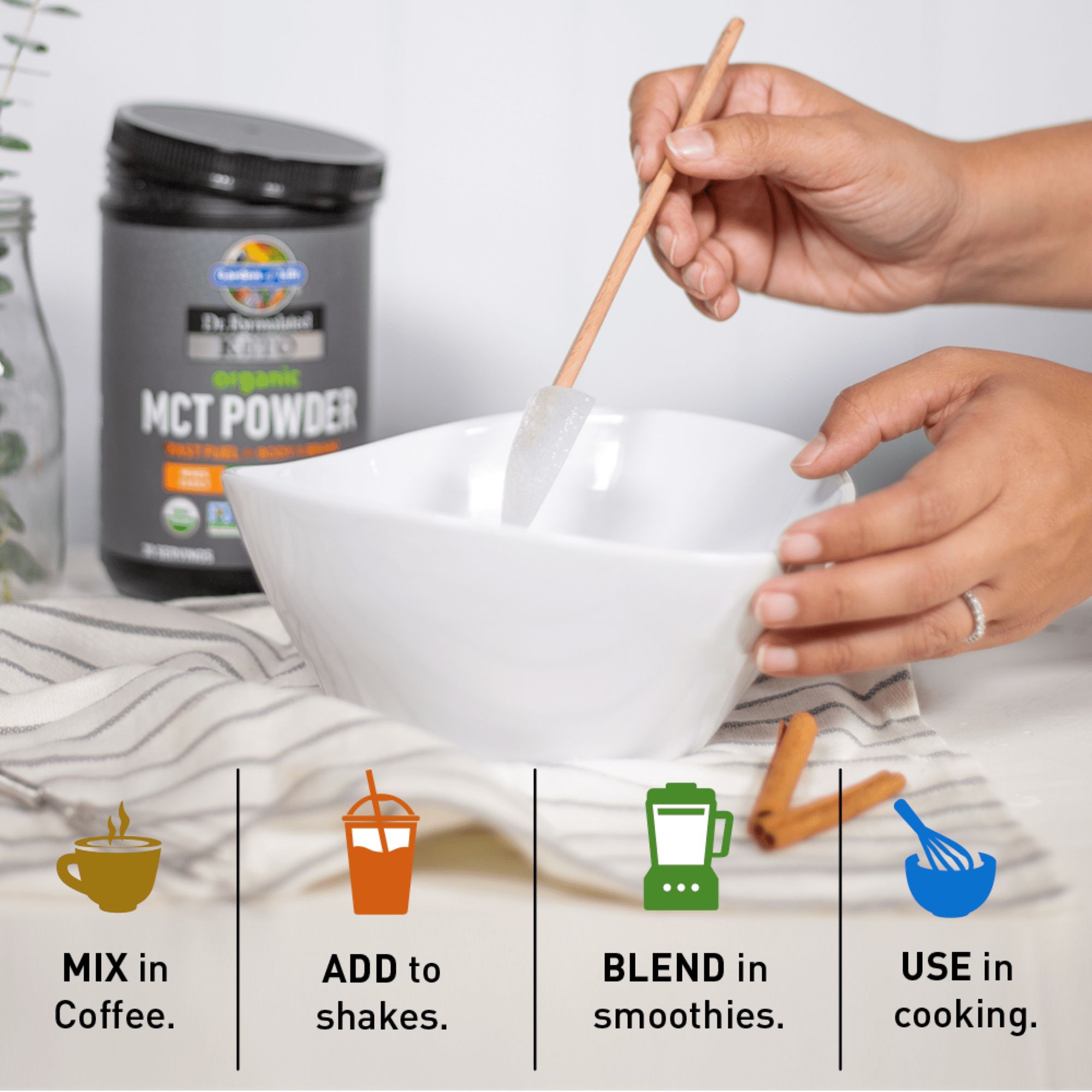 Garden of Life Dr. Formulated Keto Organic MCT Powder 30ct Jar