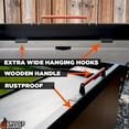 thumbnail image 4 of Griddle Guard 36 Inch Outdoor Griddle Hard Cover Lid w/ Wood Handle, Black, 4 of 7