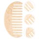 thumbnail image 4 of GOOHOCHY Peine desenredante de dientes anchos para cabello mojado. Peine desenredante de estilista para cabello rizado., 4 of 8