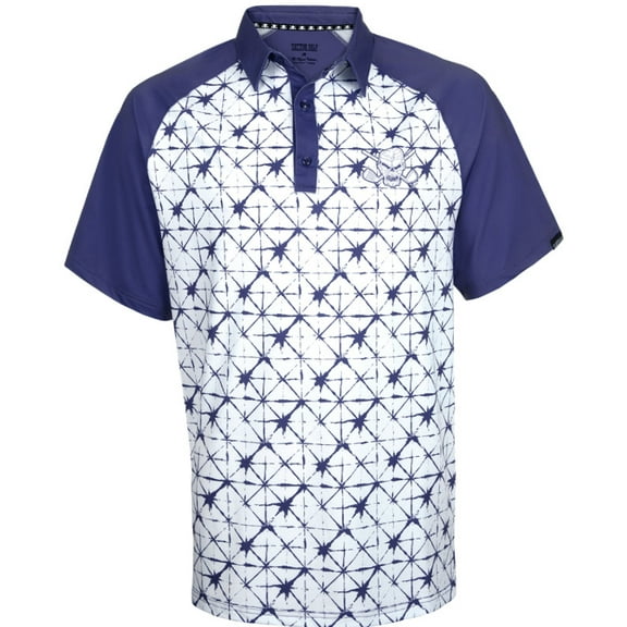 Hazard Cool-Stretch Men's Golf Shirt (Navy)