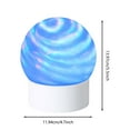 thumbnail image 3 of Noehoiugi Starry Sky Rotating Water Ripple Night Light – 16 Color Ocean Wave Projector With Remote Control, Atmospheric Galaxy Projection Table Lamp For Kids, Teens, And Playrooms(Wave), 3 of 8