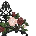 thumbnail image 4 of Heavy Duty Cast Iron Garden Hose Holder, Wall Mounted Water Hose Hanger Vintage Pattern Decorative Hose Rack, Large Water Hose Bulter Storage - Indoor Outdoor Metal Hose Stand, 4 of 5