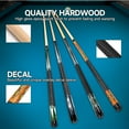 thumbnail image 4 of GSE Set of 4 Hardwood Billiard Pool Cue Sticks. 58" 2-Piece Maple Pool Stick 18/19/20/21oz Combo Set for Commercial, Bar/House Use, 4 of 8