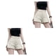 thumbnail image 2 of Pantalones vaqueros Minnieouse para mujer poliéster cintura alta color sólido Primavera verano, 2 of 6