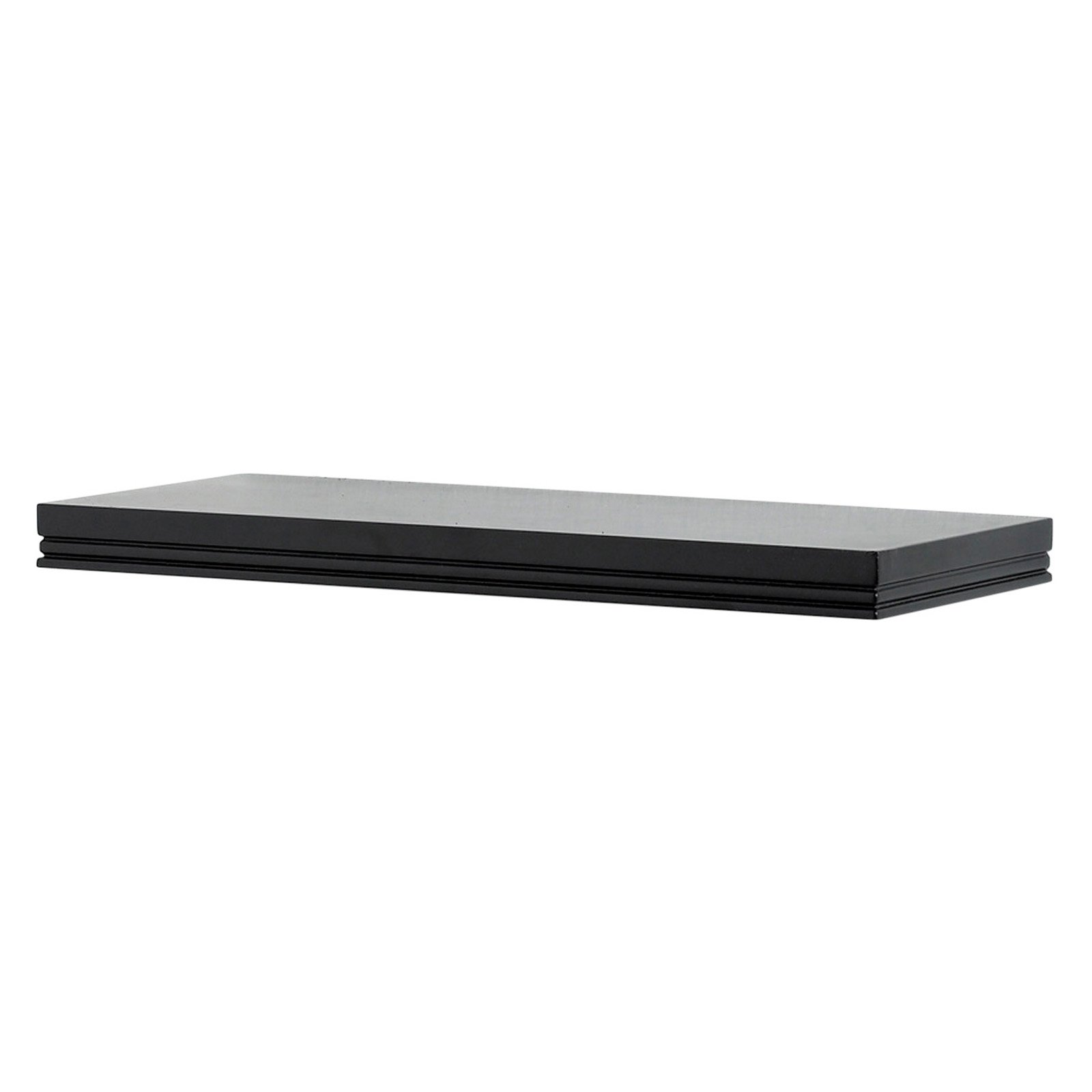 Warwick 10 in W x 8 in D x 1.25 in H Floating Wall Shelves, Set of 2, Black - image 2 of 4