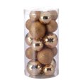 thumbnail image 4 of Holiday Time Shatterproof Christmas Mini Ornaments, Gold, 20 Count, 4 of 5