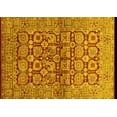 thumbnail image 1 of Ahgly Company Machine Washable Indoor Rectangle Oriental Yellow Industrial Area Rugs, 2' x 3', 1 of 4