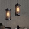thumbnail image 2 of Moyic Lámpara de techo vintage Luz colgante retro Lámpara colgante de hierro Lámpara elegante Sombra Breve Estilo industrial Luz de suspensión para Iluminación y accesorios Negro Moyic HA025266-01, 2 of 5