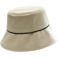 thumbnail image 5 of CoCopeaunts Plain Bucket Hat Sunscreen Sunscreen Outdoor Packable Fisherman Hat Female Casual Wild Wear Solid Color Sun Cap, 5 of 8