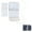 black flower, variant on Knitting Needle Case with 12Pcs Zippered Closure PVC Binder Pocket Multifunctional Circular Needle Bag For Knitting