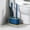 Blue, variant on 3 in 1 Toilet Brush and Plunger Set, Extended Handle Plunger,Heavy Duty Toilet Bowl Brush and Holder Hidden Toilet Plunger and Brush Set, Floor Standing or Wall Mounted Bathroom Cleaning Supplies