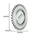 thumbnail image 6 of SHYFOY Decorative Wall Mirror for Living Room Decor 24 inches Starburst Shape Large Wall Decor, 6 of 7