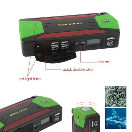 Giants Booster Pack - Portable Car Jump Starter 82800mAh Car Jump Starter Emergency Battery Charger Auto Booster Power Bank