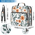 thumbnail image 2 of FORMRS Zipper Binder with Shoulder Strap 2-inch Ring 500 Sheet Capacity File Bag, Flowers Pattern, 2 of 5