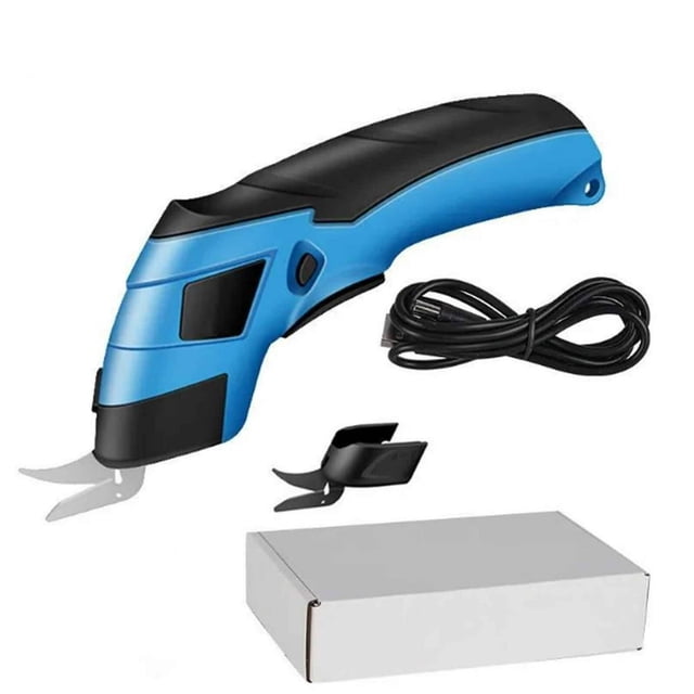 DEELLEEO Electric Scissors Multiple Uses Cardboard Cutter Precision Details Fabric Cutter Grooming Scissors Rotary Cutter for Fabric