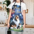 thumbnail image 3 of Happy New Year Collie Family Cheer Winter Midnight Firework Apron Collie Dog Lover Gifts Idea for Cooking Grilling Baking Painting Gardening - 02025, 3 of 5