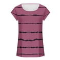 thumbnail image 5 of Women's Summer Sleeveless Tank Top Casual Basic Tee Shirt Blouse Loose Fit Breathable Lightweight Beach Vacation | CSEONE,Hot Pink XL, 5 of 7