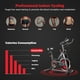 Goplus Stationnaire Exercice Magnétique Vélo 30Lbs Volant d'Inertie Gym Maison Cardio Entraînement – image 7 sur 10