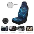thumbnail image 5 of Uorisanigo Boho Turtle Blue Car Seat Covers Set of 2 Waterproof Car Seat Covers Front Seats Only All-Season Protection Automotive Accessories Suitable for Cars, SUV and Trucks, 5 of 7
