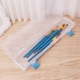 thumbnail image 2 of Painting Organizers Paint Brush Storage Box Plastic Brush Holders Watercolour Brush Container Drawing Supplies, 2 of 8
