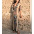 thumbnail image 3 of ORUYROP Tunique Longue Caftan Robe de Nuit Maxi Robe de Plage Décontractée Grande Taille Caftan, 3 of 4