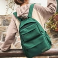 thumbnail image 2 of yeacher Trendy Green Women's Backpack with Multiple Pockets, Large Capacity for School, Travel, and Daily Use, Waterproof Nylon Design, Adjustable Straps, Anti-Theft Feature., 2 of 6