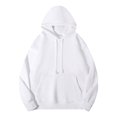 thumbnail image 1 of Sudadera con capucha con estampado de hojaldre personalizada, cuello simulado, gran tamaño, poliéster liso personalizado, sudadera en blanco de peso pesado, sudaderas con capucha unisex, 1 of 4