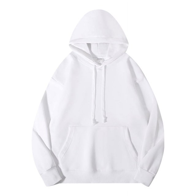 Sudadera con capucha con estampado de hojaldre personalizada, cuello simulado, gran tamaño, poliéster liso personalizado, sudadera en blanco de peso pesado, sudaderas con capucha unisex