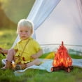 thumbnail image 5 of 2Pcs 12 Inch Fake Flame Paper 3D Cardboard Campfire Centerpiece Artificial Flames Camping Party Decoration Party Supplies, 5 of 11