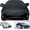 Black, variant on Hail Blankets for Cars, Thickened Padded Hail Protector, Waterproof Snowproof Windproof UV-Resistant Half Car Cover for SUVs