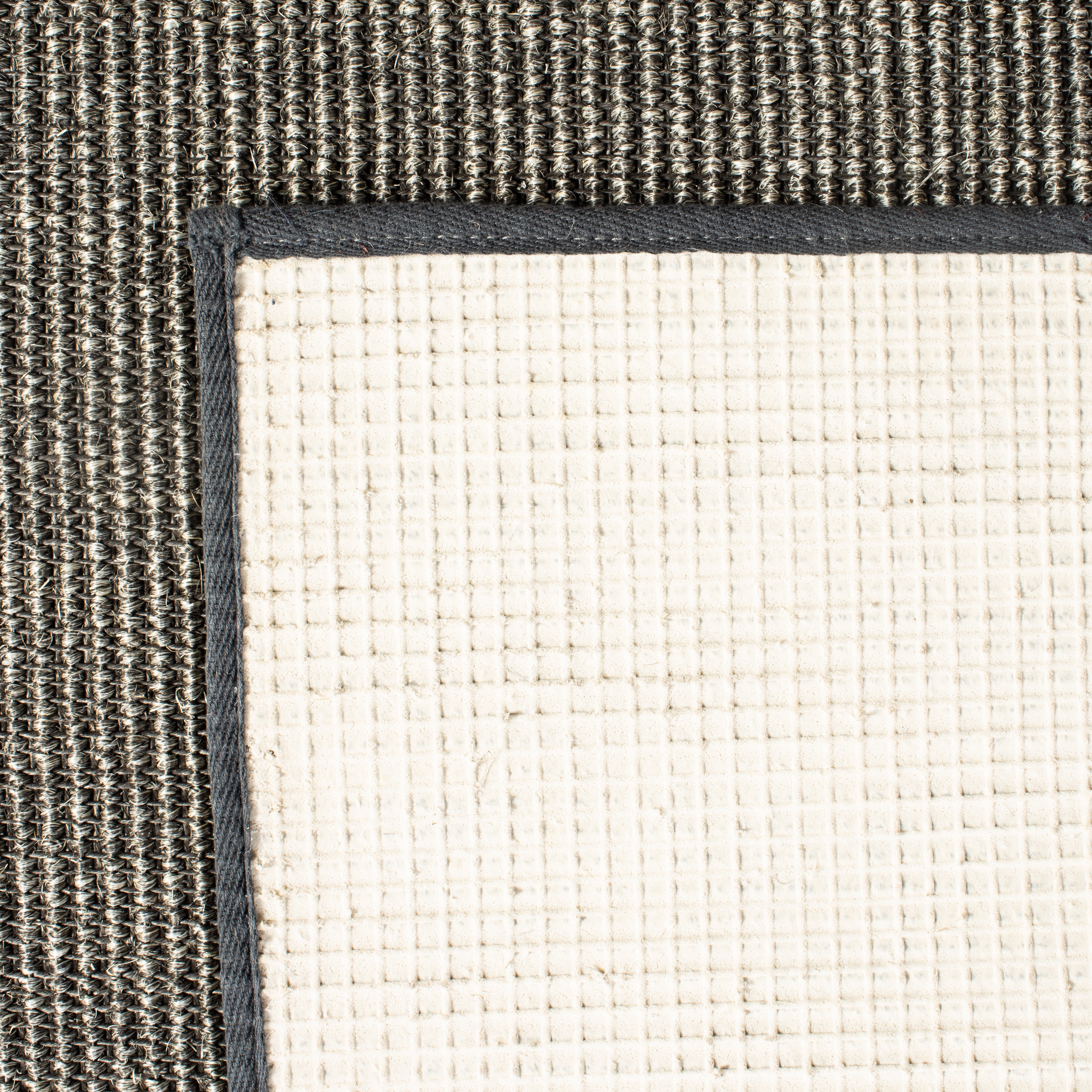 SAFAVIEH Martha Stewart Maximillian Solid Area Rug, Charcoal, 5' x 7'