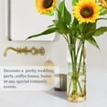 thumbnail image 4 of Plastic Vase 11.8 x 3.9 Inch Vase Transparent Non-Breakable Plastic Ornamental Culture Bottle Storage Jar Modern Family Wedding Decoration Easter Cartoon Rabbit, 4 of 6