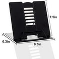 MSDADA Desk Book Stand Holder for Reading, Adjustable Cookbook Stand