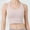 A_ Brown, variant on SMihono Butterluxe Womens U Back Sports Bra - Scoop Neck Padded Low Impact Yoga Clothes Workout Crop Top with Built in Pads Army Green 4