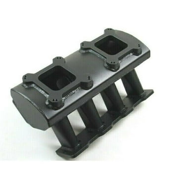 Bous Performance E42608BK Dual Carburetors Intake Manifold for LS1-LS2-LS6 Carb Fuel System