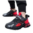 thumbnail image 3 of NOEGOEU Boys Slip On Shoes for Kids Waterproof Sneakers Lightweight Non Slip Sole Walking Running (Red,39), 3 of 8